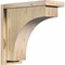 Ekena Millwork Huntington Rough Sawn Corbel w/Backplate, Douglas Fir, 6"W x 14"D x 14"H COR06X14X14HUN01RDF - alternate 1